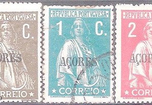 Selos Afinsa 149-151-153 Açores