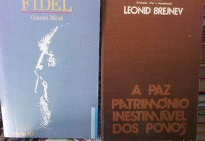 Obras de Gianni Minà e Leonid Brejnev