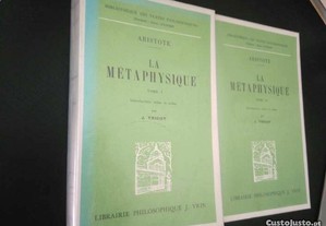 La metaphysique (T. I - II) - Aristote (Introduction, notes et index par J. Tricot) - Aristote