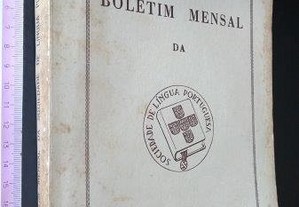 Boletim mensal da sociedade de língua portuguesa Ano IX 1958 -