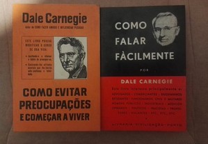 Dale Carnegie Como Falar Facilmente ou como Evitar Preocupações e Começar a Viver originais