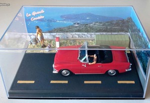 * Miniatura 1:43 Diorama Simca Aronde Óceane " La Route Bleue " Á Boleia