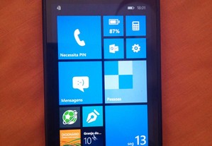 Nokia Lumia 630 usado/desbloqueado, em bom estado, com 2 capas extra, caixa e carregador originais