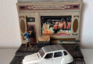 Miniatura 1:43 Diorama "Boulangerie" Com Citroen 2 CV