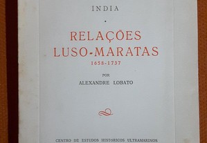A. Lobato - Relações Luso-Maratas 1658/1737