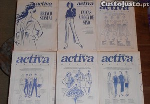 Diversos moldes roupa vintage costura modista Activa - 12 diferentes