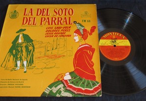 Disco LP Vinil La Del Soto Del Parral Zarzuela de Soutullo y Vert