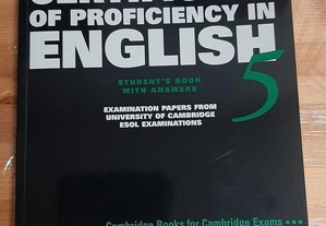 Cambridge - Certificate of Proficiency in English