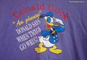 camisola de mulher tamanho M Pato Donald Disney