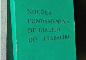Noções fundamentais de Direito do Trabalho - A. L. Monteiro Fernandes