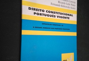 Direito Constitucional Português Vigente - José de Matos Correia / Outros