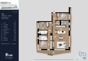 Apartamento T3 em Porto de 178,00 m²