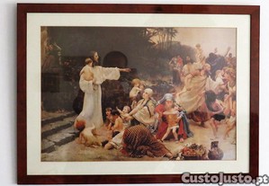 Quadro Antigo de Parede Decorativo
