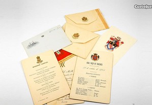 Conjunto de Convites da Monarquia Portuguesa