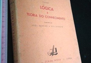 Lógica e teoria do conhecimento (II vol.) - Joel Serrão / Rui Grácio