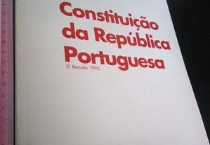 Constituição da República Portuguesa (3.ª Revisão 1992) -