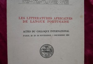 Les Litteratures Africaínes de langue Portugaise.