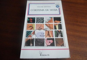 "O Sistema da Moda" de Roland Barthes - 1ª Edição de 1981