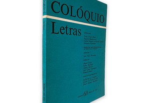 Revista Colóquio Letras n.º 60 -