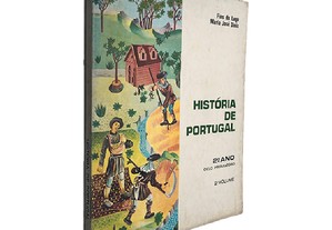 História de Portugal (2.º vol. - 2.º ano ciclo preparatório) - Fins do Lago / Maria José Diniz