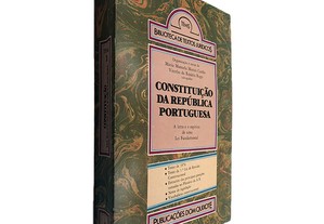 Constituição da República Portuguesa - Maria Manuela Morais Cunha / Viterbo do Rodrigo Rego