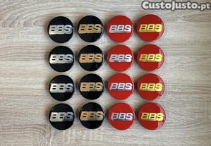 Conjunto Centros Jantes BBS 56mm 60mm 65mm 68mm