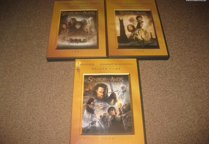 Colecção Completa "Senhor dos Anéis" Edições Especiais 2 DVDs!