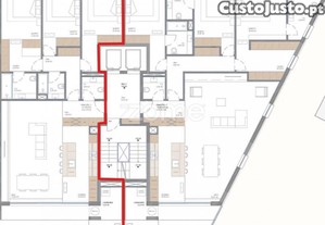 Apartamento T3 Direito No Piso 5I C/ 171M² -...