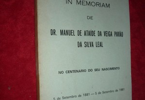 In Memorial do Dr. Manuel de Ataíde da Silva Leal