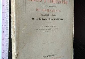 Cartas a Cincinnato (Estudos críticos de Sempronio) - Senio (J. de Alencar)