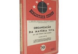 Organização da Matéria Viva - Luiz Ernani Dias Amado