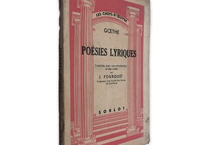 Poésies Lyriques - J. Fourquet