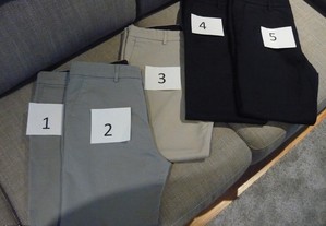 Lote 5 pares de calças homem - Zara Chino - Usadas bom estado