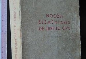 Noções elementares de Direito Civil - J. Dias Marques