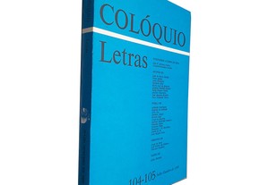 Revista Colóquio Letras (N.º 104-105) -
