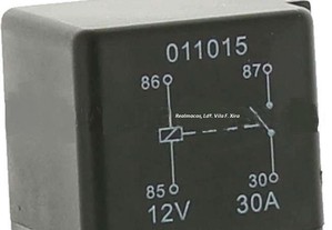 electricidade auto relais 12V 30A multimarcas