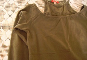 Camisola com Top Verde (2 em 1)- Masmorra - M