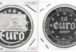 10 Euros - 20 Escudos - 1997 - - - Moeda
