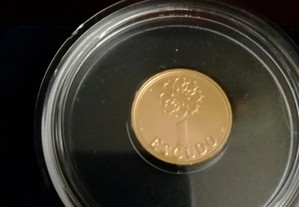 Moeda de ouro de 1 escudo de 2001