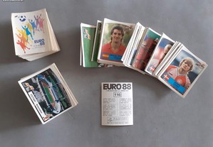 Cromos caderneta Futebol Euro 88