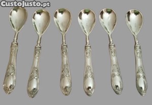 6 colheres de chá cabo em prata