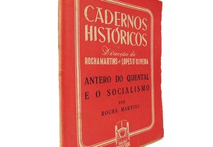 Antero do Quental e o socialismo - Rocha Martins