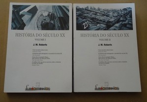 "História do Século XX" de J. M. Roberts - 2 Volumes