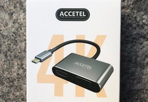 Adaptador Type-C (USB-C) para HDMI e VGA