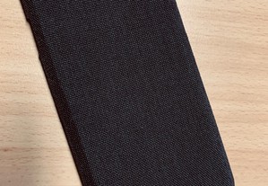 Capa proteção traseira IPhone 6 tecido preto