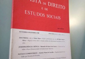 Revista de Direito e de Estudos Sociais - Ano XXX, n.° 4, Set/Dez 88 -