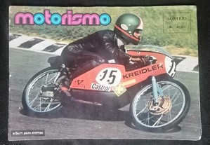 Caderneta de cromos incompleta do Motorismo uma edição do F. Más nos anos 70, em falta 41 cromos