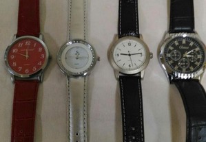 Vários relógios de marca branca, novos nunca usado