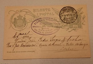 Bilhete Postal Dez Reis 1907
