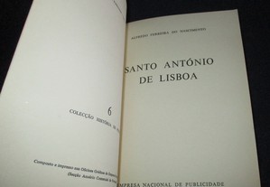 Livro Santo António de Lisboa Alfredo Ferreira do Nascimento